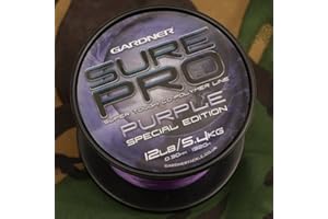 FIRST4FISHING Gardner Tackle Sure Pro Purple Mainline - Carp Pike Coarse Cod Sea Fishing Line