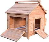 3x Roosting Sitzstangen & 1x Nistkasten mit 2 Brutplätze