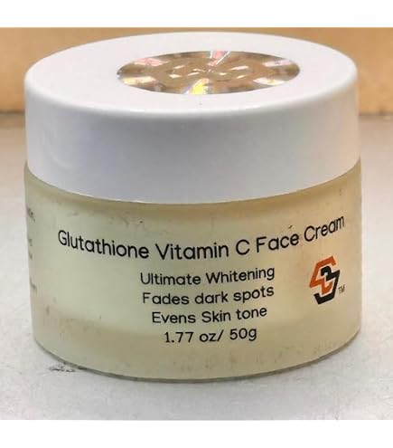 Glutathione Vitamin C Face Cream, Ultimate Whitening, Fades Dark Spots, Evens Skin Tone, 50g Beauty