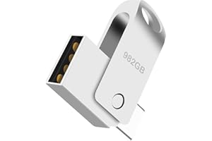 MS LULA USB C Stick 982GB, Pen Drive USB C, OTG Mini Metall Wasserdicht USB-Stick 982GB für Laptops, Computer, TV, Auto