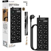 Termal Akım Korumalı, 10'lu Priz Soketi, Isıya Dayanıklı Yapı, 10x Priz, 3x Usb, 1x Type-C Girişi, &Ccedil;ocuk Korumalı &Ccedil;oğaltıcı, 