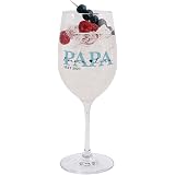Graviertes Trinkglas 'Bester Papa' – Mit Personalisiertem Namen, 485 Ml, Spülmaschinengeeignet, Für Vatertag & Geburtstag
