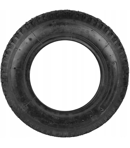 FROSAL Schubkarrenreifen 4.80/4.00-8 4PR – Mit Schlauch, Geradem Ventil, Ø Ca. 40 Cm
