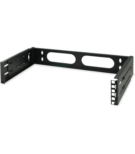 InLine 19 Wall Mount Shelf, 4U, 24-40cm Depth, Black