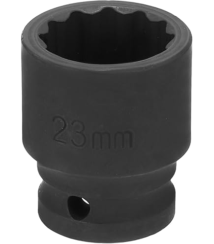 KS Tools Stecknuss 23 Mm 1/2" – Lange Ausführung, Satiniertes Chrom, Für Profi-Handwerk