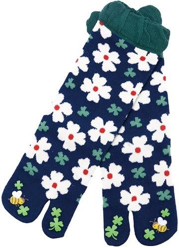 Toe Socks Tabi Socks four-leafed clover and bee