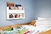 Tidy Books - The Children's Bookcase Company - The Original Wooden Bunk Bed Shelf and Bedside Storage for Childrens Rooms in White