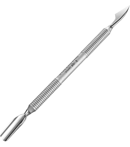STALEKS PRO Nagelhautschieber Expert 30/3 – Edelstahl, 2 Spitzen Für Maniküre & Pediküre