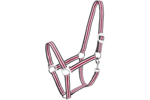 START ENJOY THE RIDE Kantar dla konia i kuca START Economic regulowany (FULL, ciemnoszary/biały/malinowy)