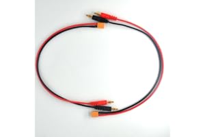 Padarsey XT30 auf 4,0 mm Bananenstecker, Balance-Ladekabel, Adapter, Anschlüsse für RC Hubschrauber, Quadcopter, XT30, Lipo Batterie, Ladekabel, 16 AWG (16 AWG, 30 cm), 2 Stück