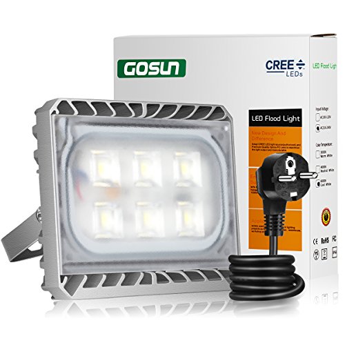 GOSUN® Super Hell 30W LED Fluter Außenstrahler 2700Lumen 230V IP65 CREE SMD5050 Kaltweiß, 36 Monate Garantie - 7