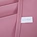 Deconovo Eyelet Curtain Ready Made Room Darkening Solid Thermal Ring Top Blackout Curtain for Living Room 140x260 cm Pink 1 Panel