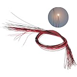 Fesjoy pcs 0402 Vorgeschweisste 3v 0mm M Icro Litz Kabelbinder S Md L Ed Lampe Diy Modell Material Licht Sieben Strange 0 28mm Lederfaden Amazon De Baumarkt