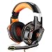 Produktbild Over-Ear Game Gaming Pro Kopfhörer Headset Kopfhörer Stirnband für G2000 (Farbe: schwarz & orange)