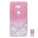 Produktbild HopMore Huawei Honor 5X Hülle Silikon Transparent Durchsichtig Clear Design Muster Bumper Ultra Slim Handyhülle Kawaii Tasche Schale Hüllen Case Cover pour Huawei Honor 5X -- Marmor