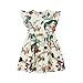 Price comparison product image Clearance Sale!OverDose Toddler Kids Baby Girls Floral Sleeveless Princess Formal Party Dress(4T, White)