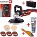 Produktbild EINHELL Poliermaschine / Polierer Winkelpolierer Set - inklusive SONAX XTREME Maschinenpolitur 250 ml, Polier-Schaumstoffaufsatz; 2 Polierhauben, 5 extragroße Mikrofaser-Poliertücher (38 x 40 cm) und Koffer