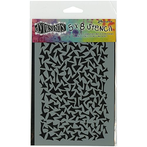 dya3124 Ranger Kunststoff Dyan X 's Dylusions Schablonen 12,7 x 20,3 cm, Pfeile