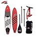 Produktbild F2 Boardsports F2 Tour Licht SUP Stand Up Paddle Brett - iSUP Paddleboard mit Paddel, und Reparatursatz Zubehör – 11.5'