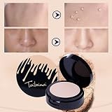 Weisy Double Layer Foundation Mineralgepresste Compact Powder Matte + Shimmer Face Whitening Concealer Powder Face Make Up Palette - 3