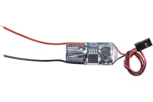 Durlo 5V 5A UBEC Voltage Regulator – Non-Jamming Step-Down Module for RC Servos, FPV Drones & Planes