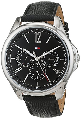 Tommy Hilfiger Damen Multi Zifferblatt Quarz Uhr mit Leder Armband 1781822 Tommy Hilfiger Damen Multi Zifferblatt Quarz Uhr mit Leder Armband 1781822