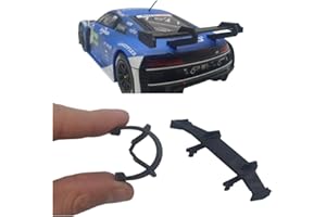 Blackslot Flexibler Spoiler – Carrera Zubehör für 132 Audi R8 LMS GT3 evo II, Carrera Bahn Tuning Ersatzteil Kleinteil im Maßstab 1:32