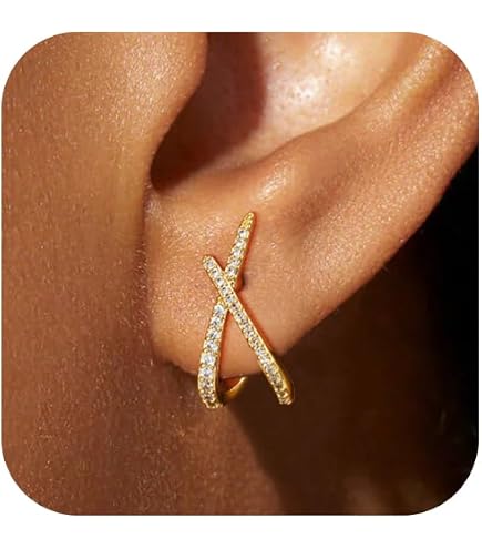 Soul-Cats Creolen Aus 925er Silber, 18 Karat Roségold Vergoldet – Eleganter Ohrschmuck