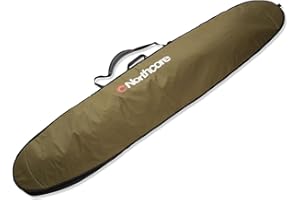 Northcore Surfing and Watersports Accessories - Aircooled 9'6" Longboard Surfboard Day Travel Bag - Olive - Waterproof