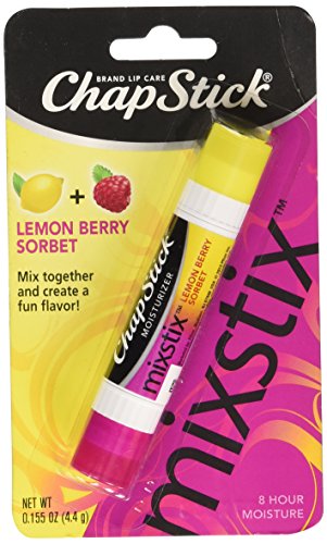 ChapStick Mixstix Lemon Plus Berry Sorbet Lip Balm, 0.155 Ounce