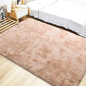 Genius Decors Geometric Modern Shaggy Carpet (Multicolour, Polyester And Polyester Blend, 2 X 6)