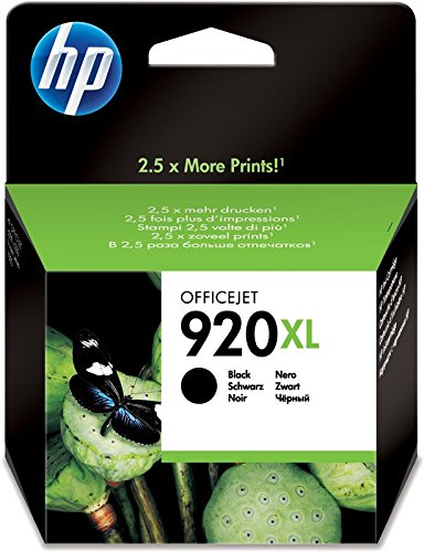 Hewlett Packard [HP] No. 920XL Inkjet Cartridge Page Life 1200pp Black Ref CD975AE#BGX
