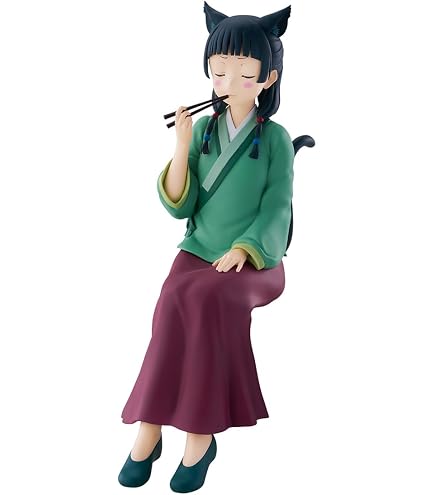 Figurines Maomao - Lot De 2 - 9 Cm Et 14 Cm - Personnage Anime, Objet De Collection, Décoration Bureau - Cadeau Fan