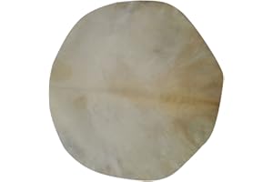 IMPERIAL KILT PRODUCTS Natural Goat Skins Djembe Drum Head, Irish Bodhran, Banjo, Native Frame Drums, Conga, African Drums, Percussion Drumhead Calf Skin (24")