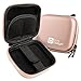 Price comparison product image DURAGADGET Rose Gold Hard EVA Shell Case with Carabiner Clip & Twin Zips for the ASUS Tinker Board/Tinker Board S