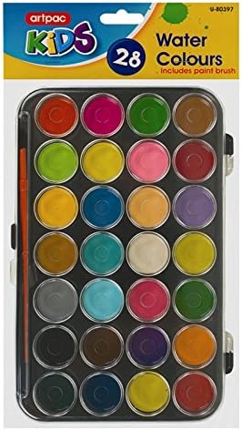28 Watercolour Art Paint Set with Brush and Case Palette / Painting Artist.
