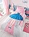 Produktbild STYLELIVING Kinder Jungen Mädchen Kinder PC/Polly, Baumwolle, Poly-Baumwoll-Quilt-Bettbezug, Bettwäsche-Set, 50% Baumwolle, 50% Polyester, princess, Einzelbett