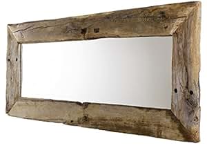 5.5.4.6.7.2572: Unikat - Spiegel aus Eiche Altholz - 180cm breit