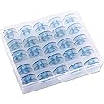 Bobbins for Pfaff Sewing Machines in Practical Box Pack of 25 Blue