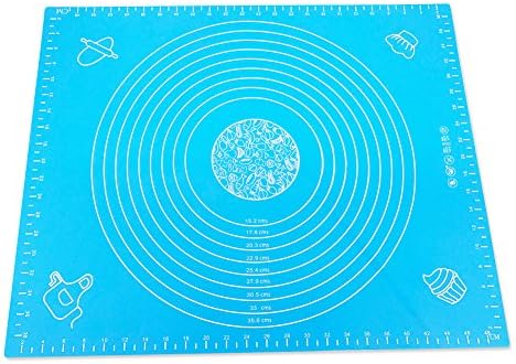 Black Friday Deal Silicone Baking Mat, Nonstick Measurements Fondat Dough Pastry Bake Mats for Housewife Cooking Enthusiasts 50*40cm (BLUE)