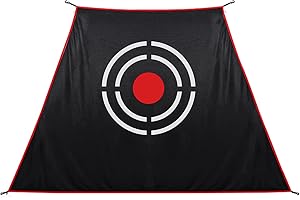 Kapler Golf Practice Target, 5x3.6 FT Golf Target Cloth, Lightweight Golf Net Target, Portable Golf Hitting Target for Indoor and Outdoor (Target Cloth Only)