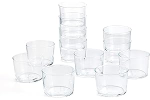 Luminarc Chiquito, Set 12 vasos cristal chiquito 23 cl, 12 Unidad (Paquete de 1)