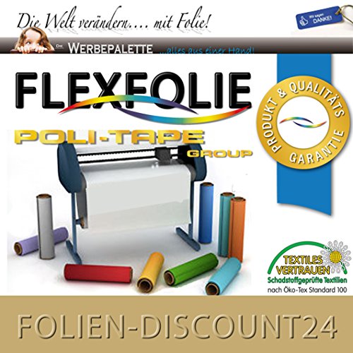 FLEXFOLIE BÜGELFOLIE 1 METER x 500mm POLI-FLEX PREMIUM 420 GOLD METALLIC