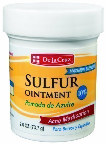NEW MAX STRENGTH SULPHUR OINTMENT SULFUR CREAM ACNE BLACKHEAD SPOT CYST ZIT CURE OILY SKIN BLOCKED PORES MEDICATED TREATMENT