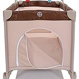 LCP Kids Kinder Reisebett höhenverstellbar Babylaufstall faltbar mit Wickelauflage - 8