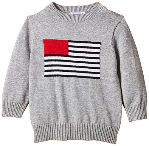 3 Pommes Baby Boys Plain or unicolor Jumper -  Grey - 3 Years