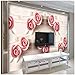 Produktbild Finloveg Benutzerdefinierte Tapete High-End-3D-Stereo-Rose Tv Sofa Wohnzimmer Wand Nordic Tapete Hoher Qualität-280X200Cm