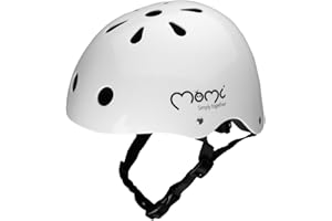 MoMi MIMI Casco per bambini regolabile, circonferenza testa 48-55 cm (1-4 anni), casco da bicicletta per bambini resistente agli urti e agli impatti, 11 prese d'aria, imbottitura in schiuma