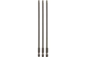 Original Einhell bit-set med 3 delar för innerväggar (gipsskruvdragar-tillbehör, 3 delar, 165 mm längd, särskilt lämpad för m