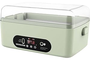 Baoblaze Incubatrice per uova, incubatrice digitale, incubatrice silenziosa per uova, incubatrice per per quaglie, pappagalli, anatre, uccellini, 5 Tornitura automatica